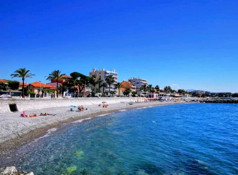 Cocon Marin 4 Studio Proche Mer Parking Wifi Cagnes-sur-Mer Zewnętrze zdjęcie