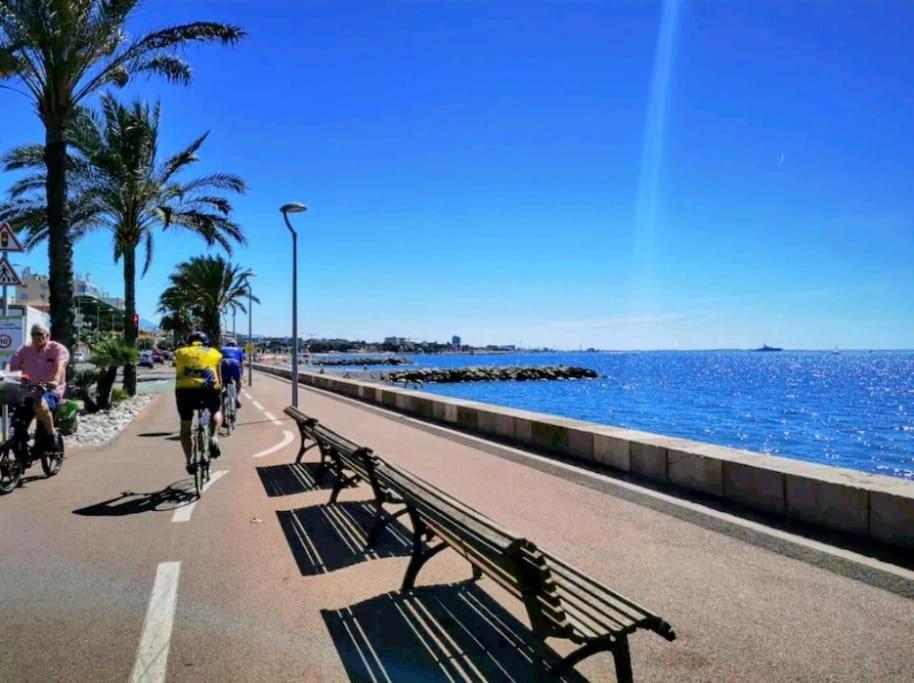 Cocon Marin 4 Studio Proche Mer Parking Wifi Cagnes-sur-Mer Zewnętrze zdjęcie